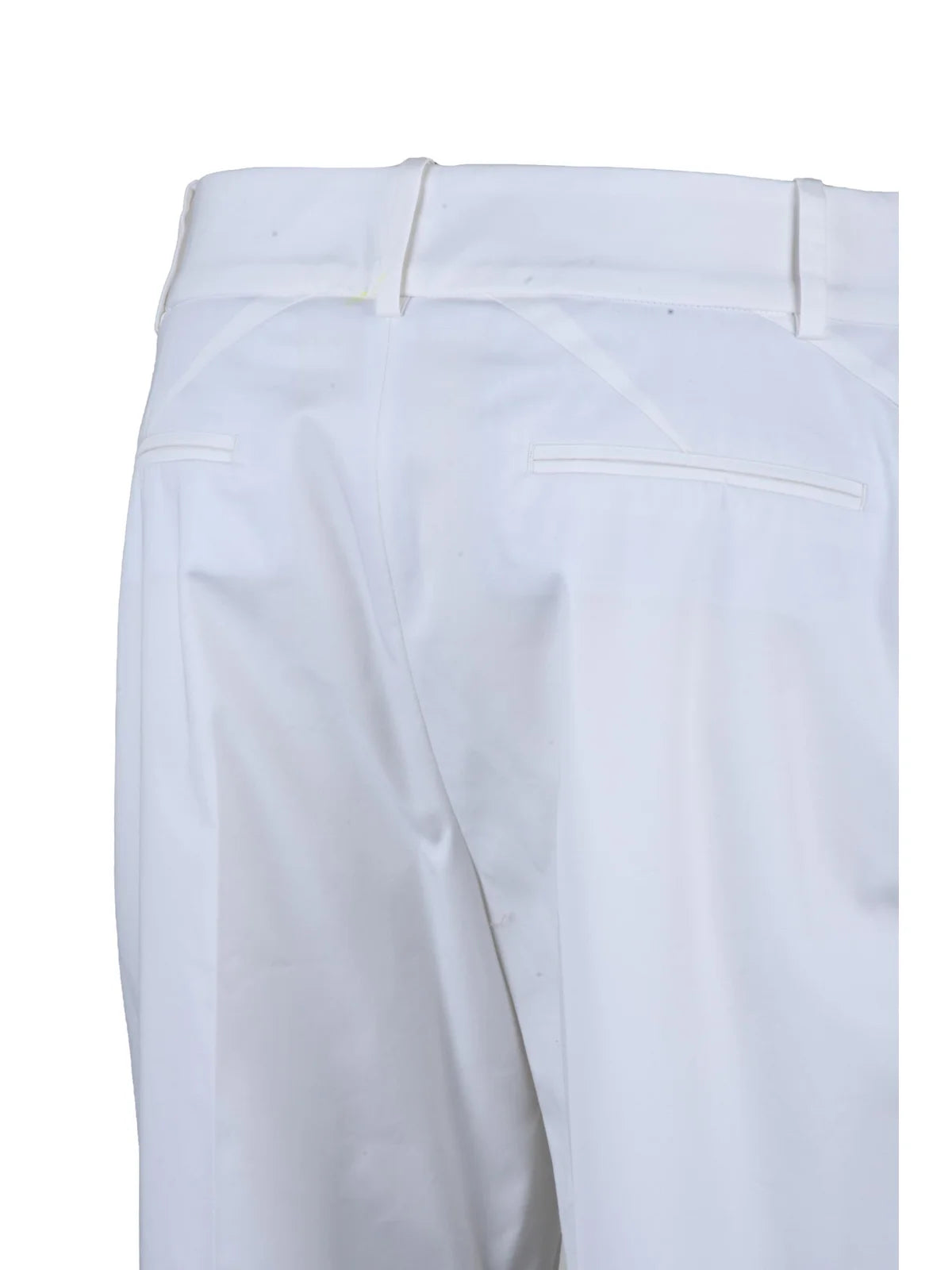 Eleventy Cotton Lyocell Elastane Pants - White
