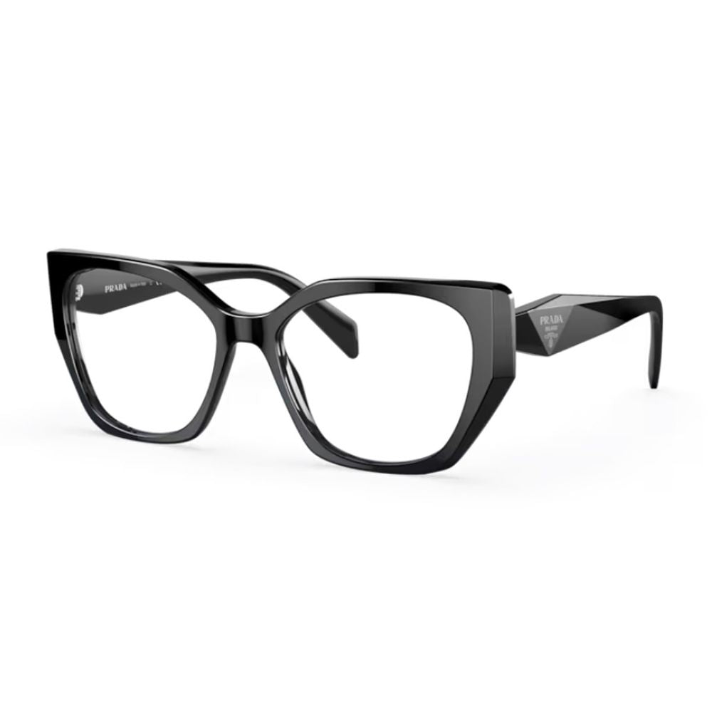 Pr 18Wv Glossy Black Acetate Eyeglasses