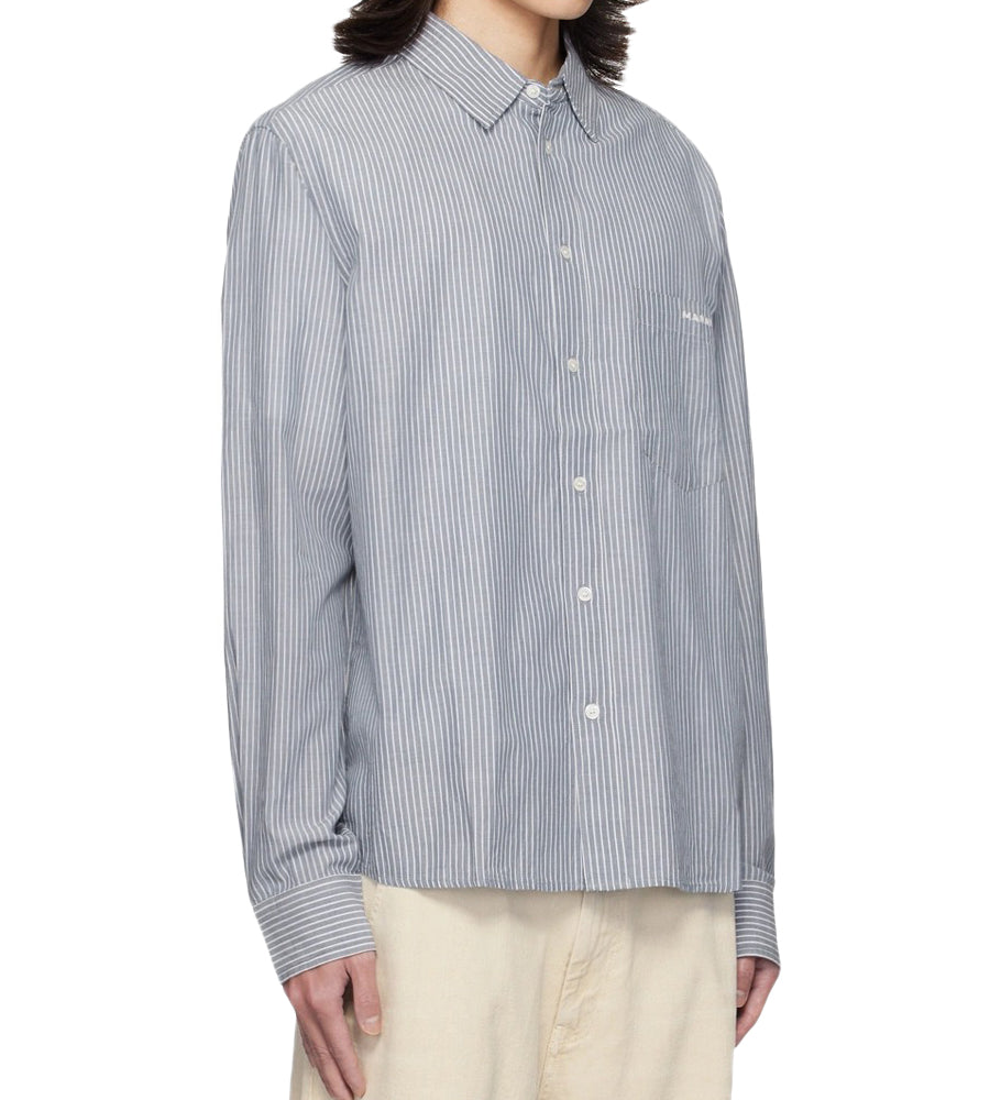 Classic Striped Long-Sleeve Shirt
