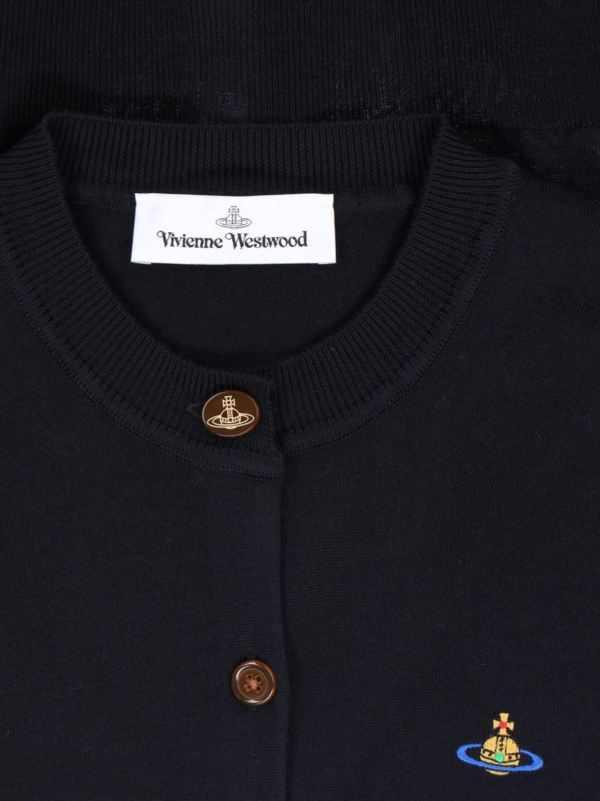 Black Bea Wool Silk Cardigan