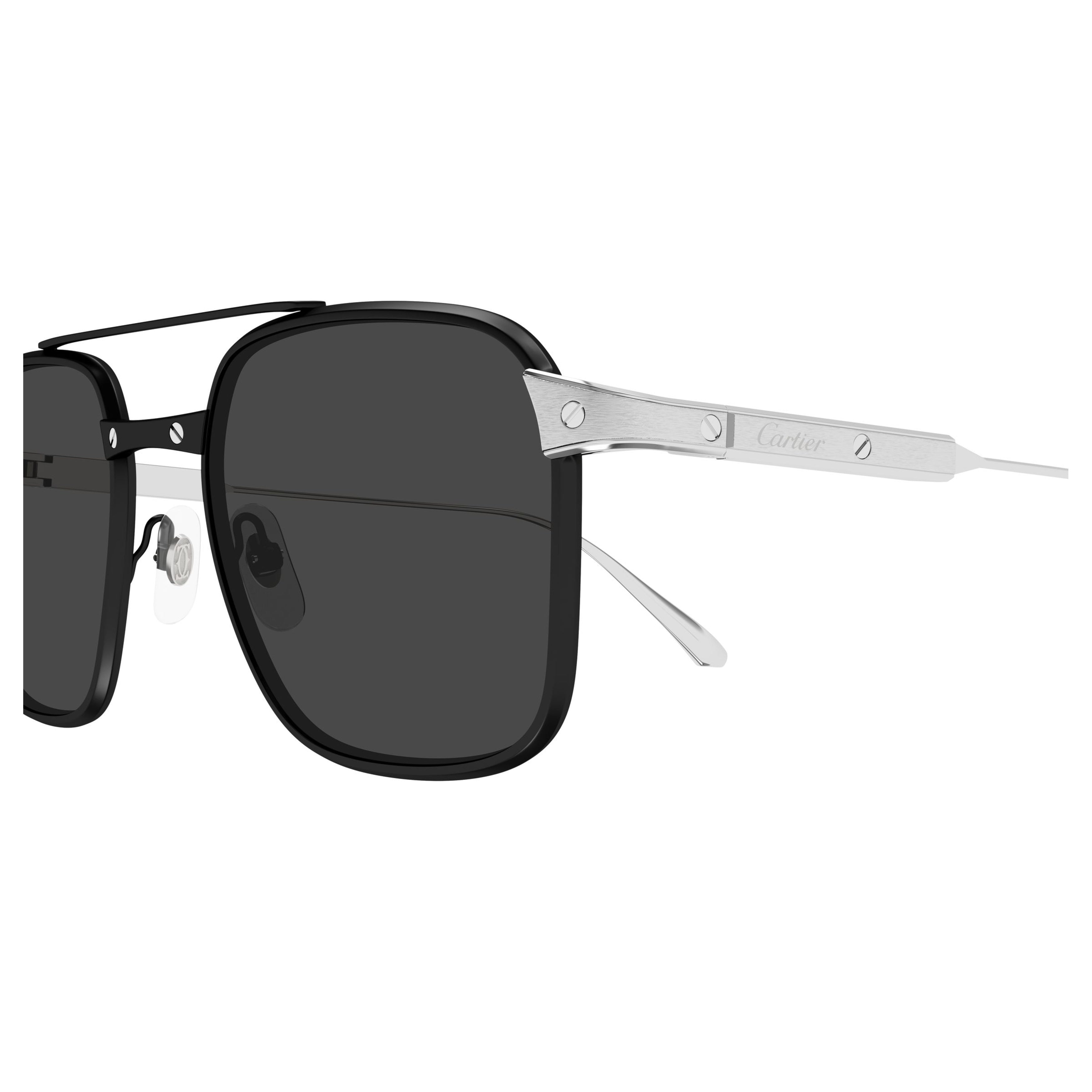 Ct0610s Rectangular Titanium Sunglasses