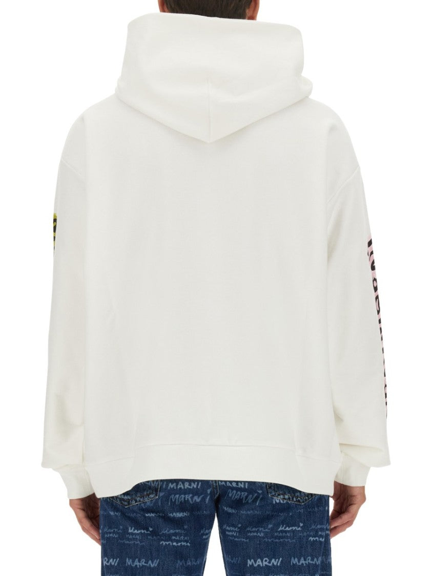 Hooded Sweatshirt With Bold Logo