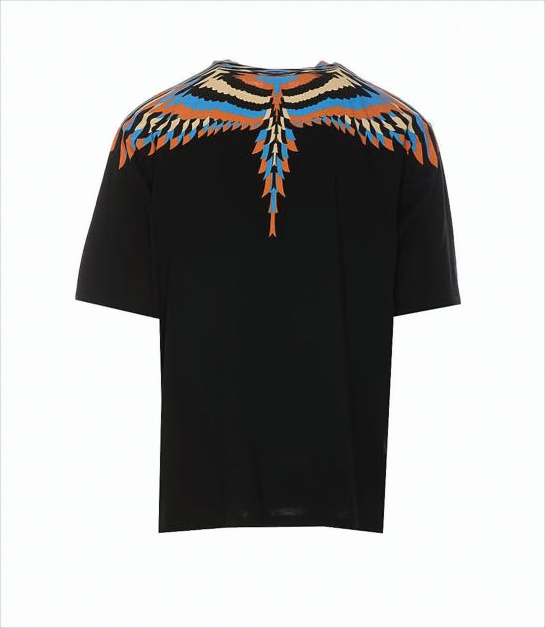 Short-Sleeve Graphic T-Shirt with Wing Motif