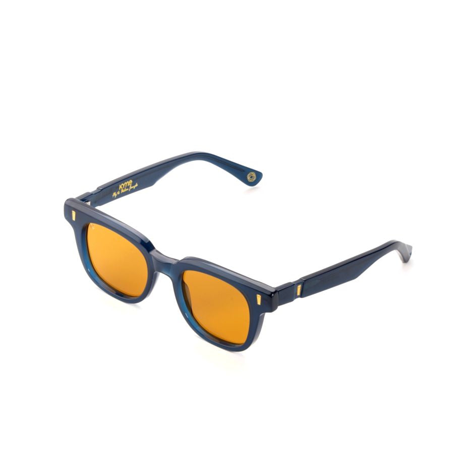 Justin Square Acetate Sunglasses with Amber Tinted Lenses