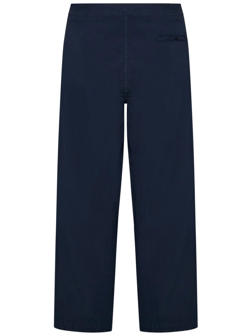 Relaxed Fit Black Cargo Pants With Drawstring Waist And Functional Pockets