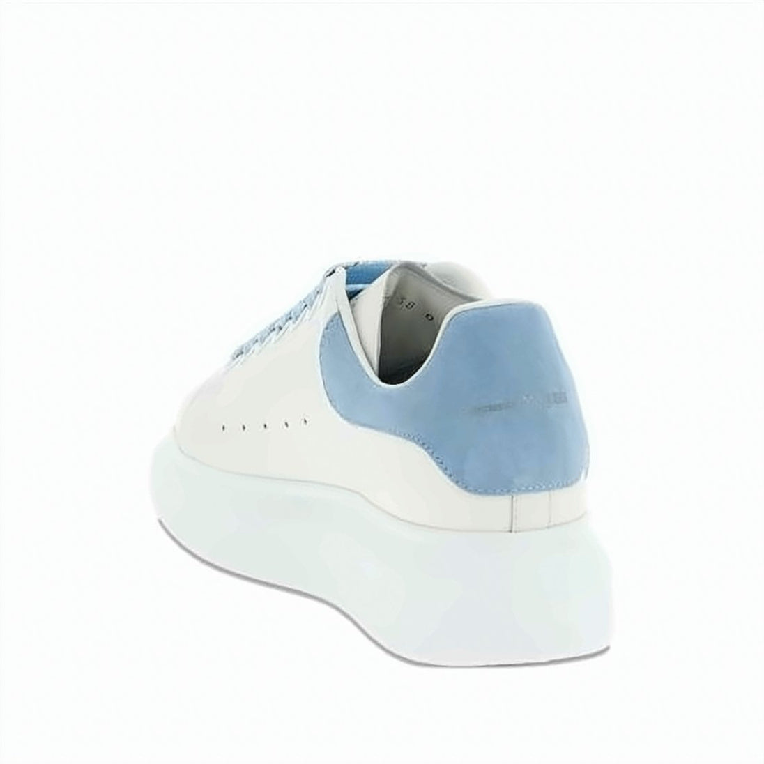 Oversized Sneakers with Smooth Leather Upper