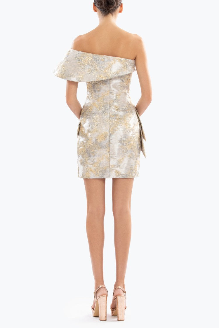Brocade Short Dress