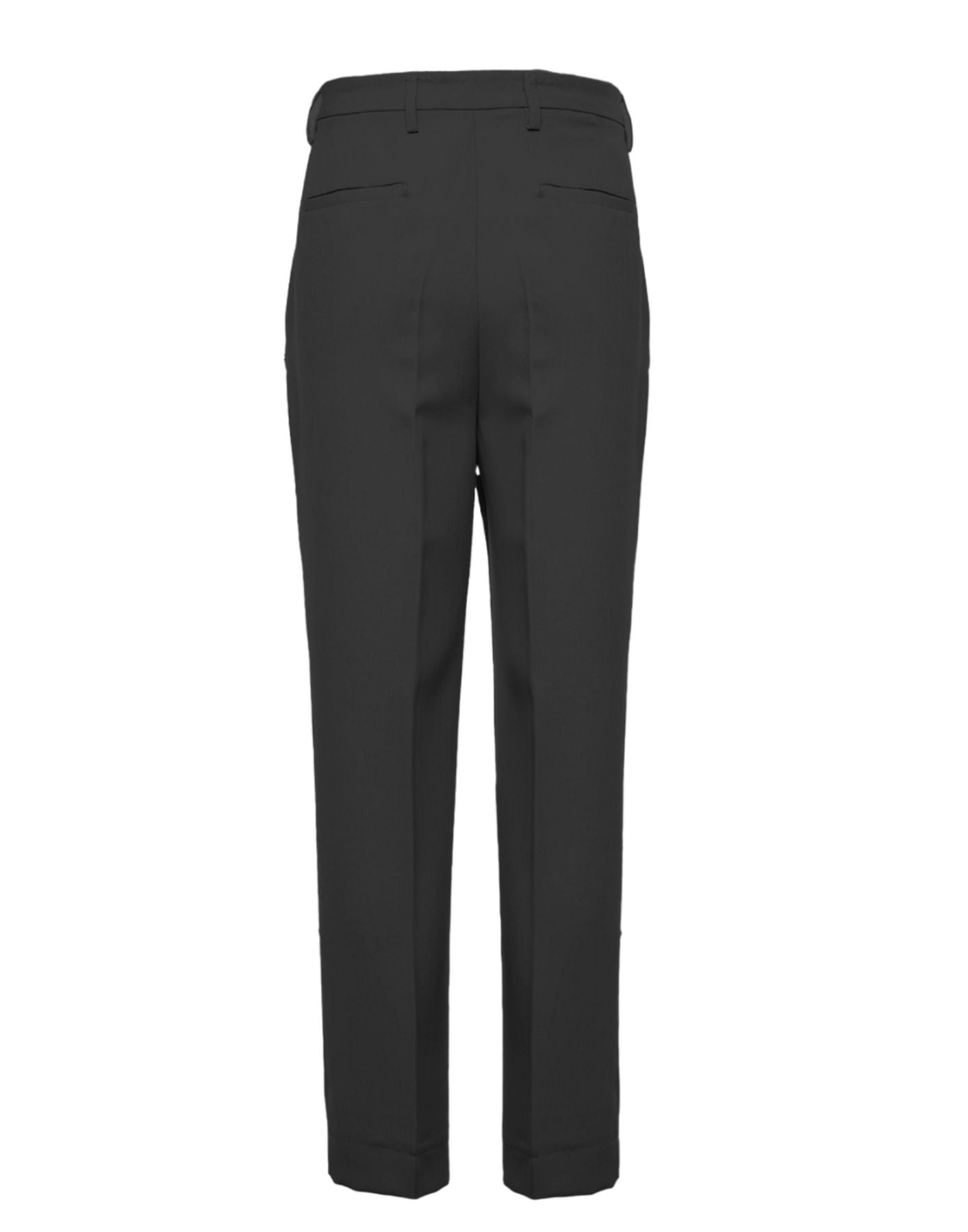 High-Quality Wool Baggy Trousers With