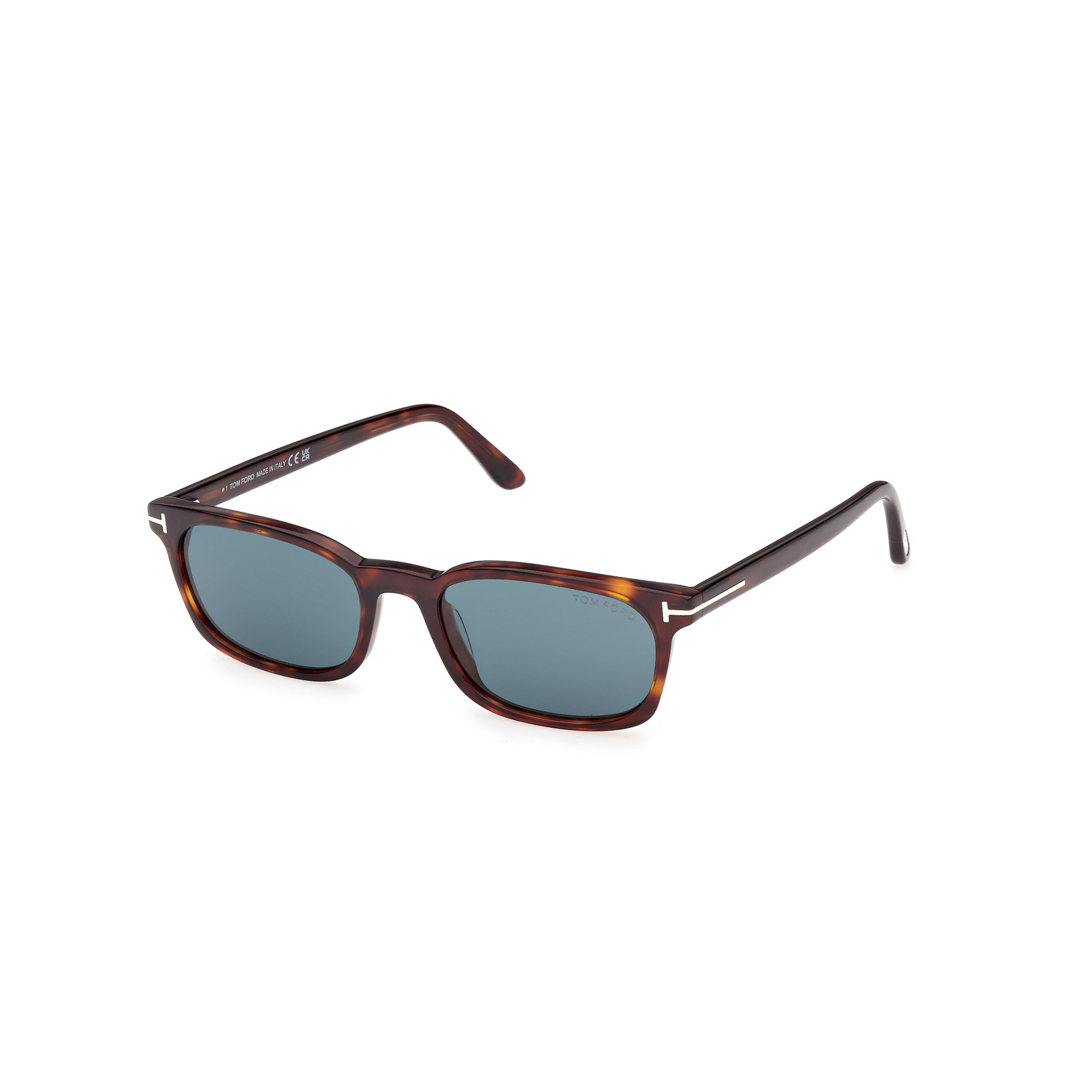 Ft1300 Rectangular Tortoiseshell Sunglasses