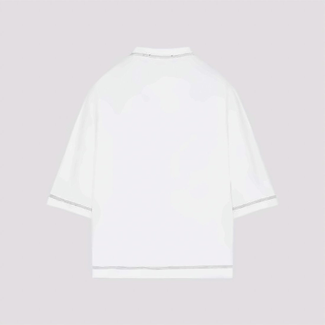 Relaxed-Fit Short-Sleeve T-Shirt with Subtle Embroidery