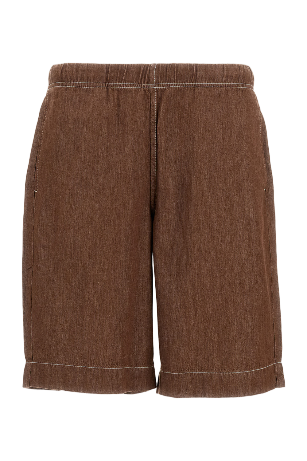 Relaxed Fit Cotton Bermuda Shorts