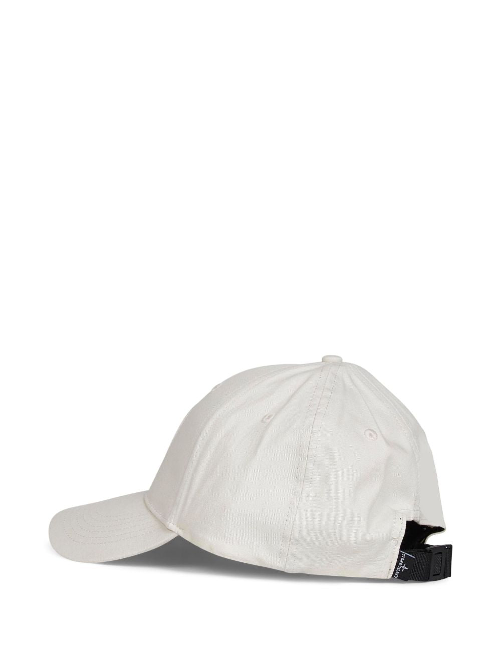 Adjustable White Cotton Twill Hat
