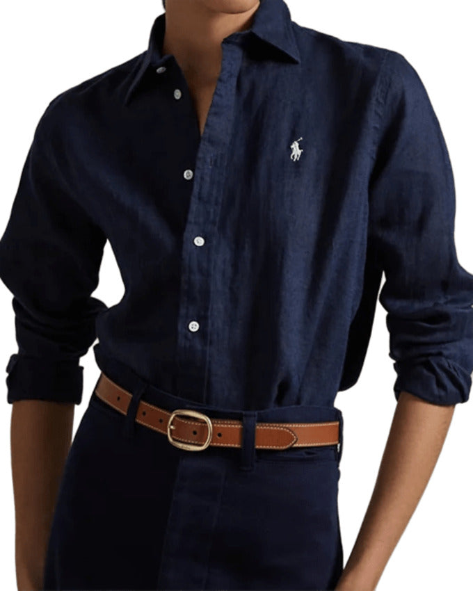 Linen Logo Shirt