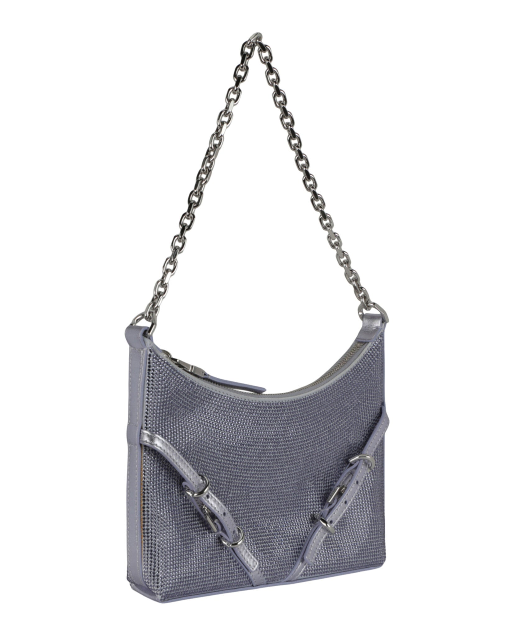 Mini Voyou Party Shoulder Bag In Satin