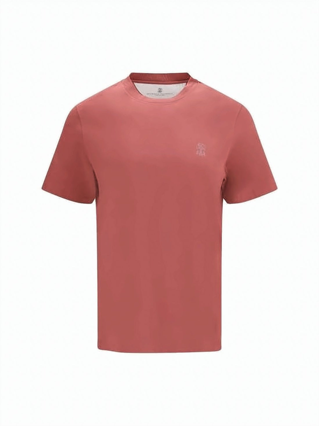 Cotton Jersey Crew Neck T-Shirt