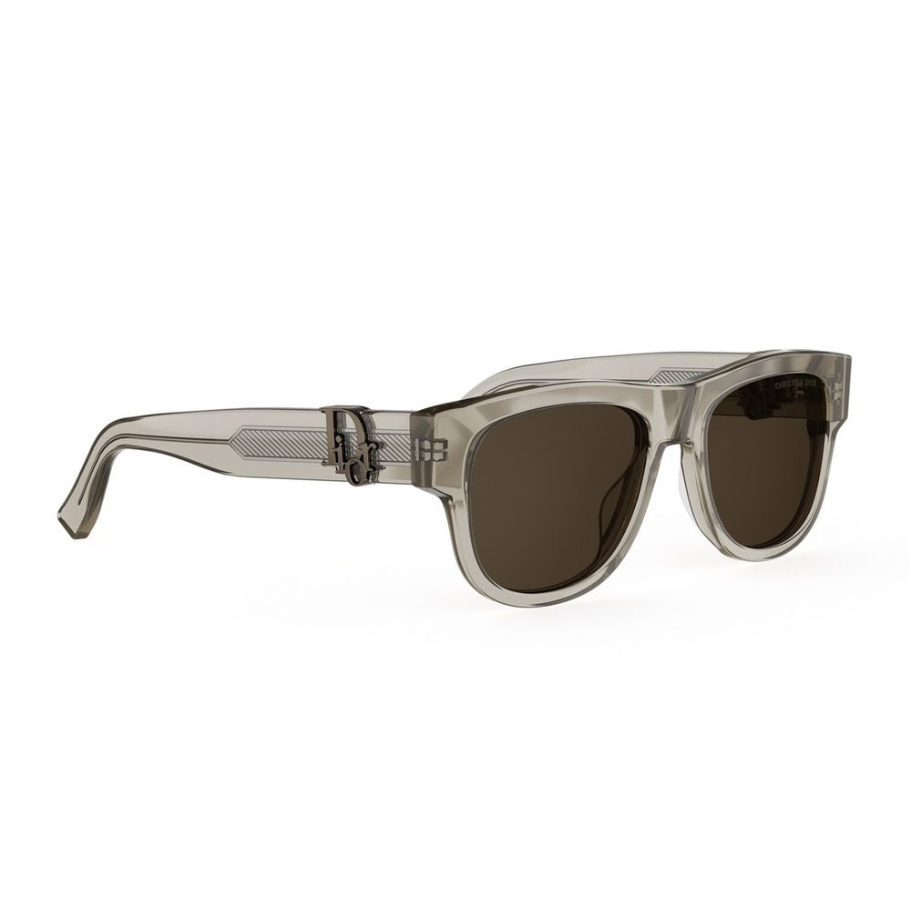 Oblique S4I Transparent Beige Square Glasses