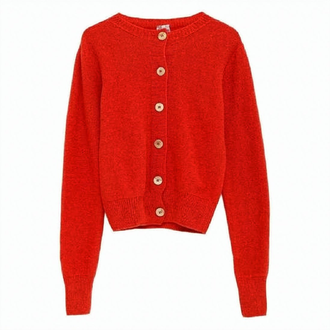 Finely Knit Cropped Cardigan