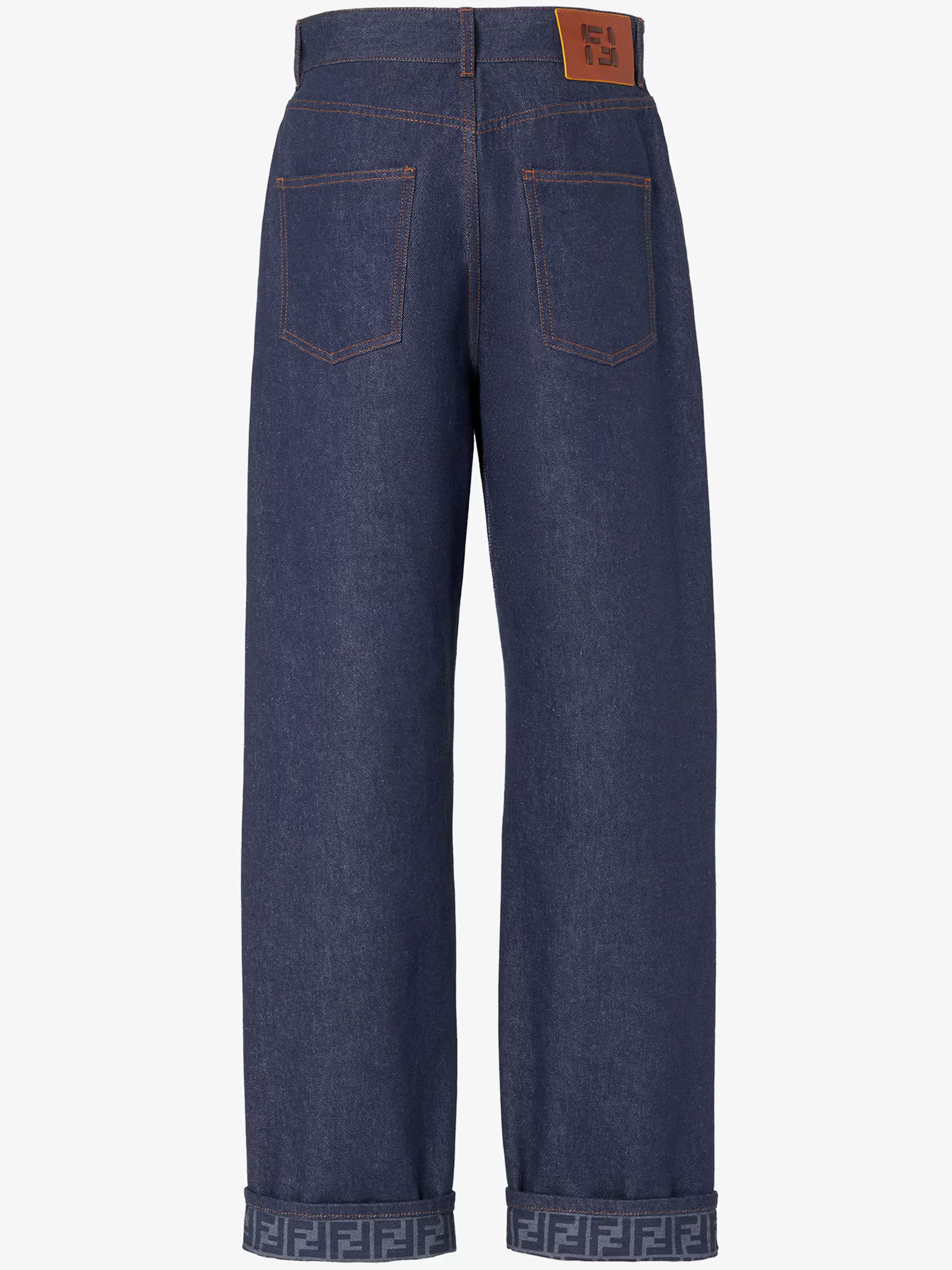 FF Reverse Den Wide-Leg Indigo Jeans