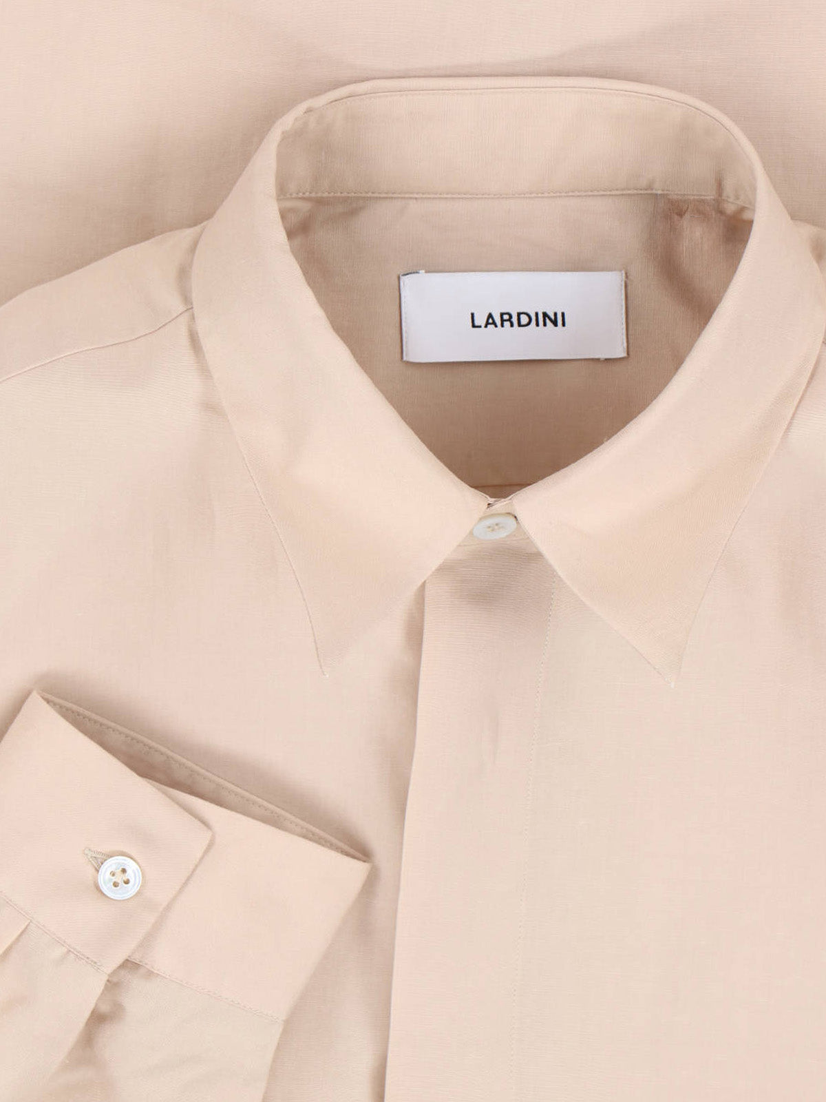 Tencel And Linen Shirt Beige
