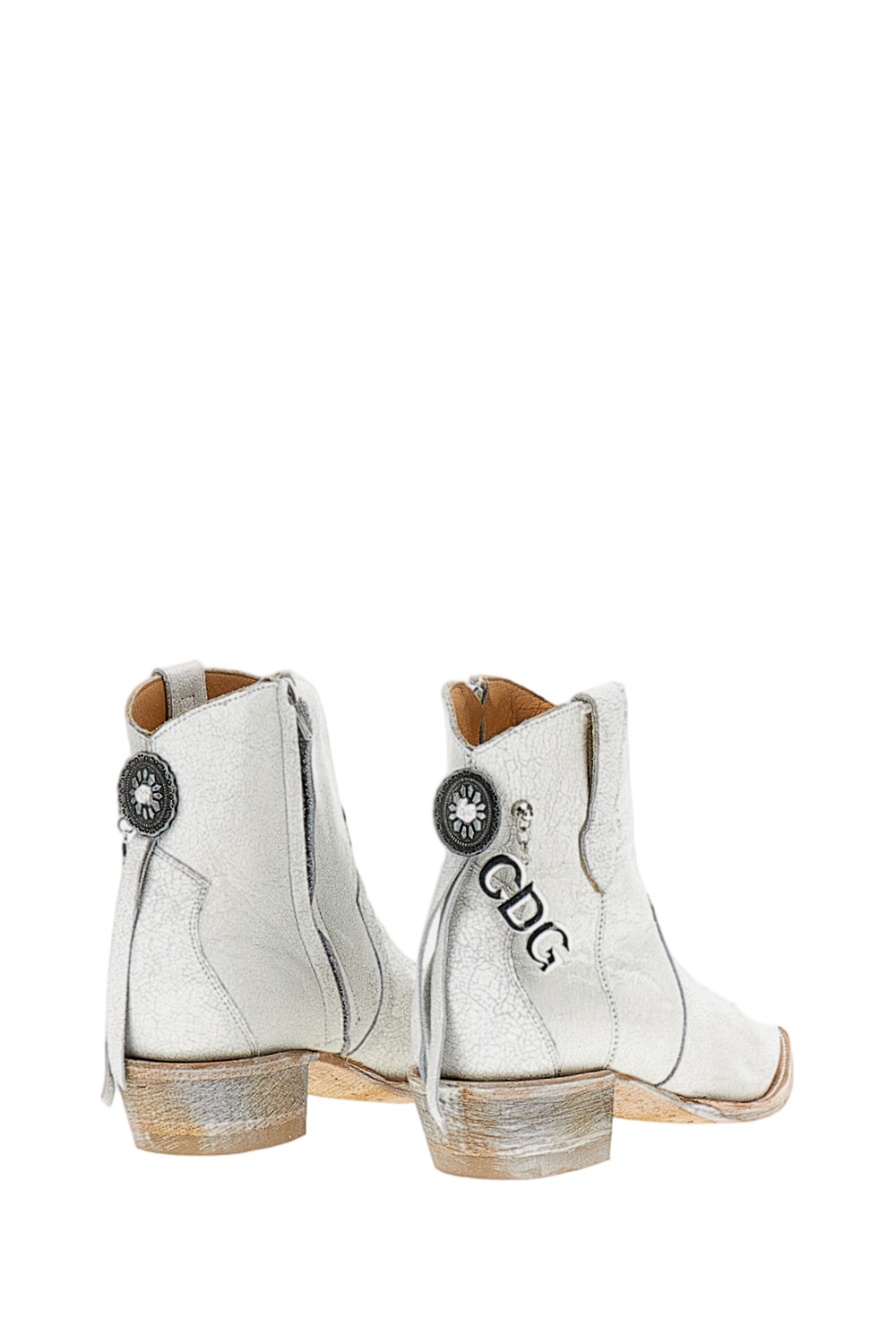 White Leather Boots