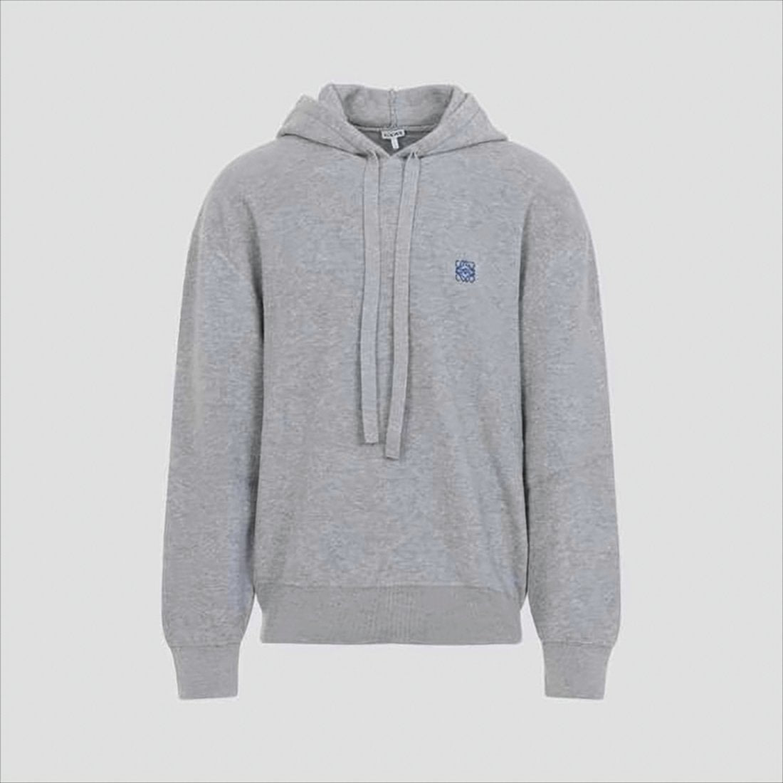 Light Grey Wool Hoodie