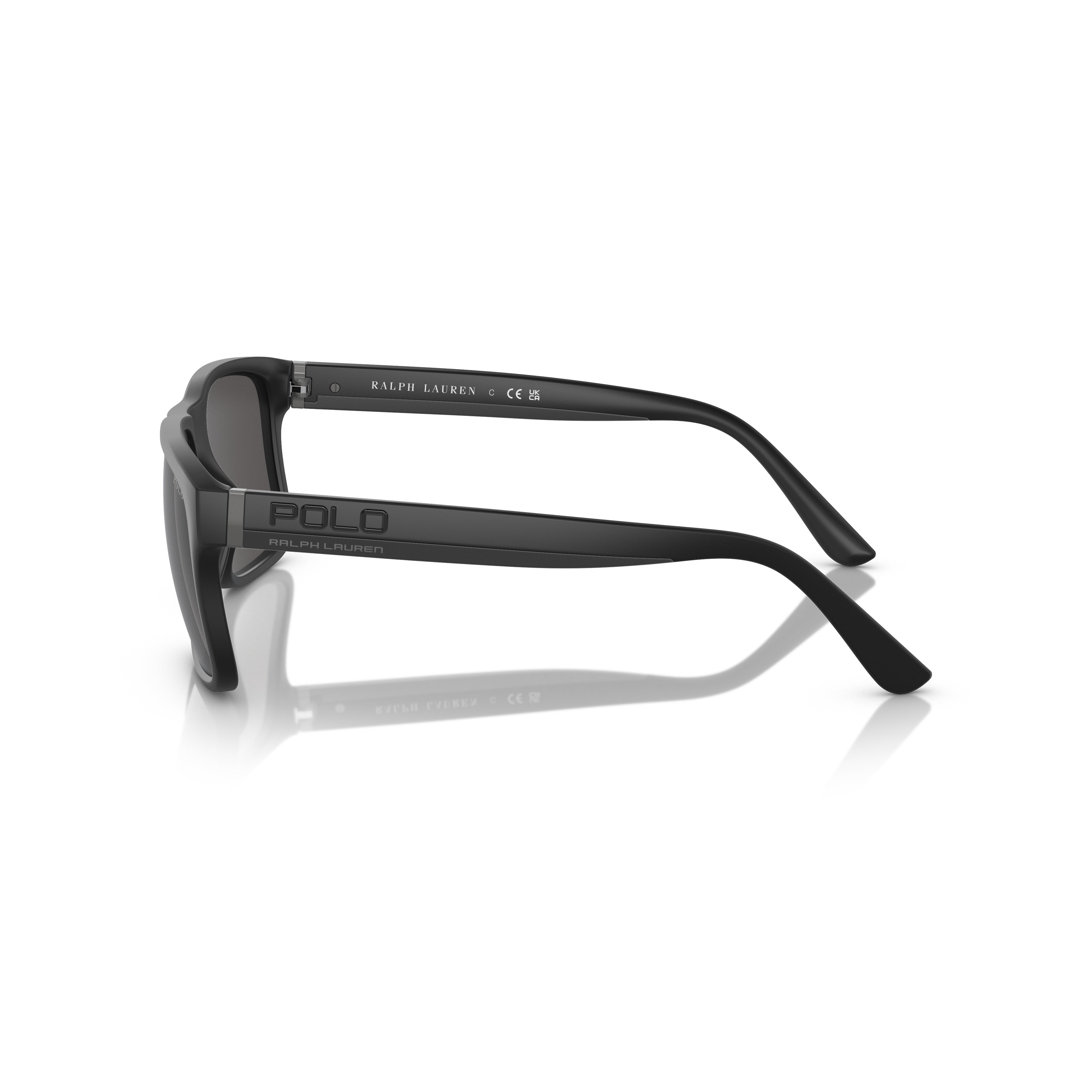 0ph4195u Rectangular Matte Black Sunglasses