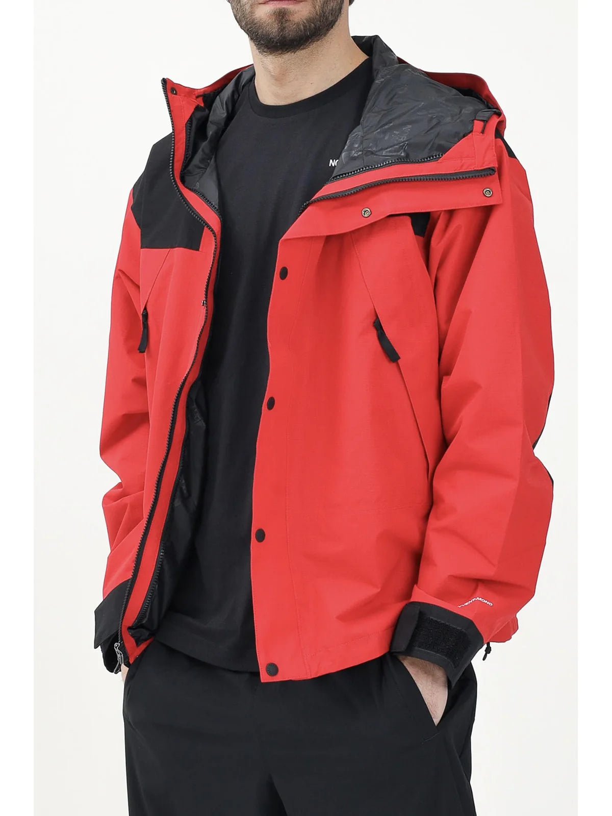 Red Black Polyester Dryvent Jacket