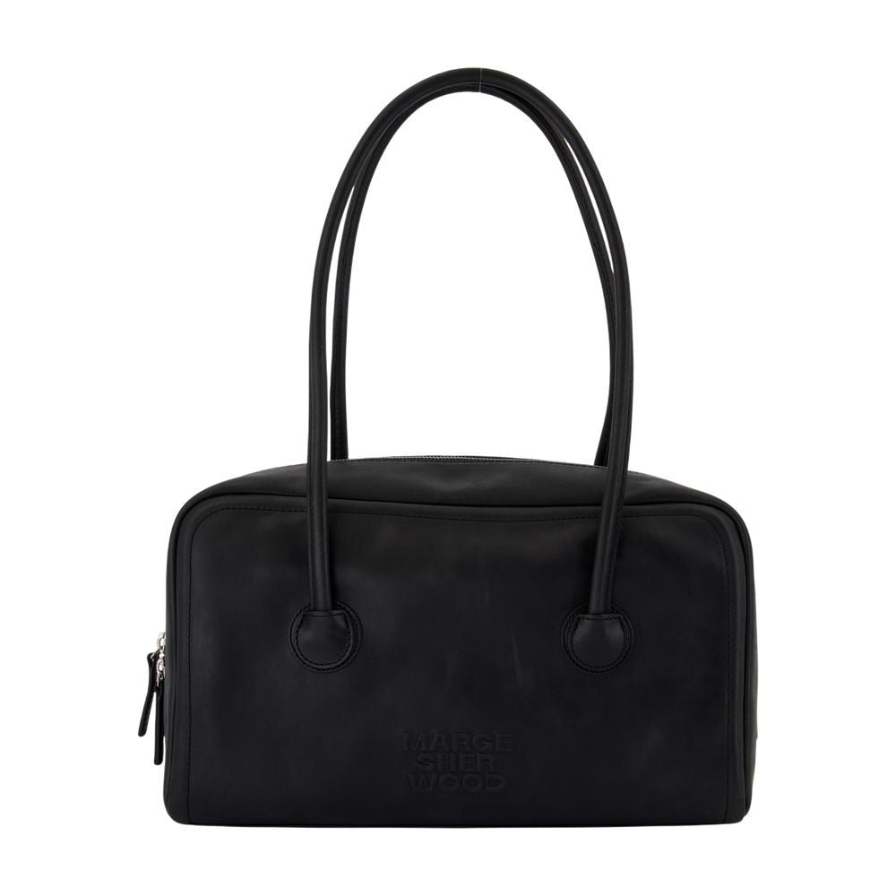 Soft Boston Shoulder Bag - Leather - Black