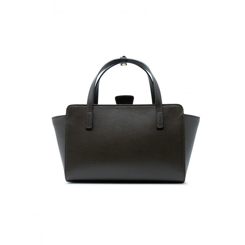 Flap S Premiere Dark Brown Leather Handbag