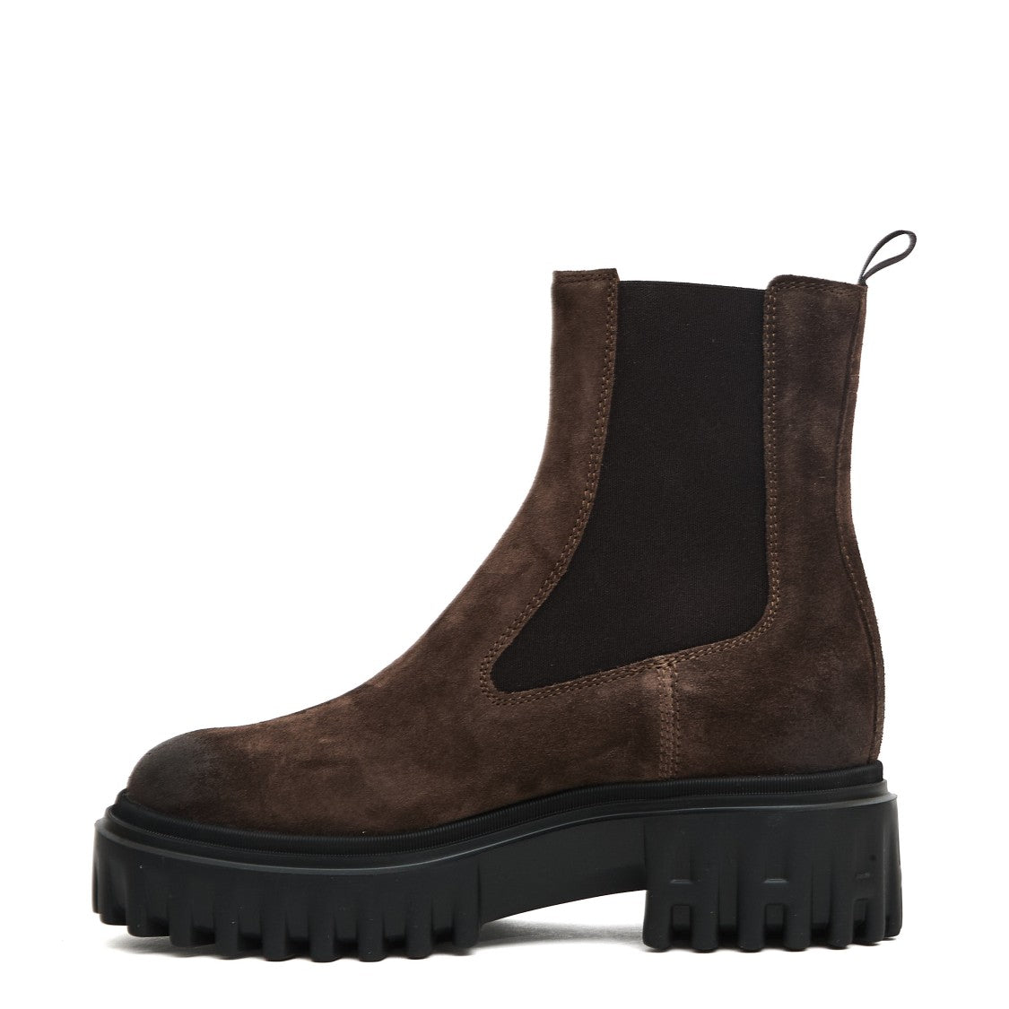 Chelsea Cam Brown Rubber Stripes H Boots