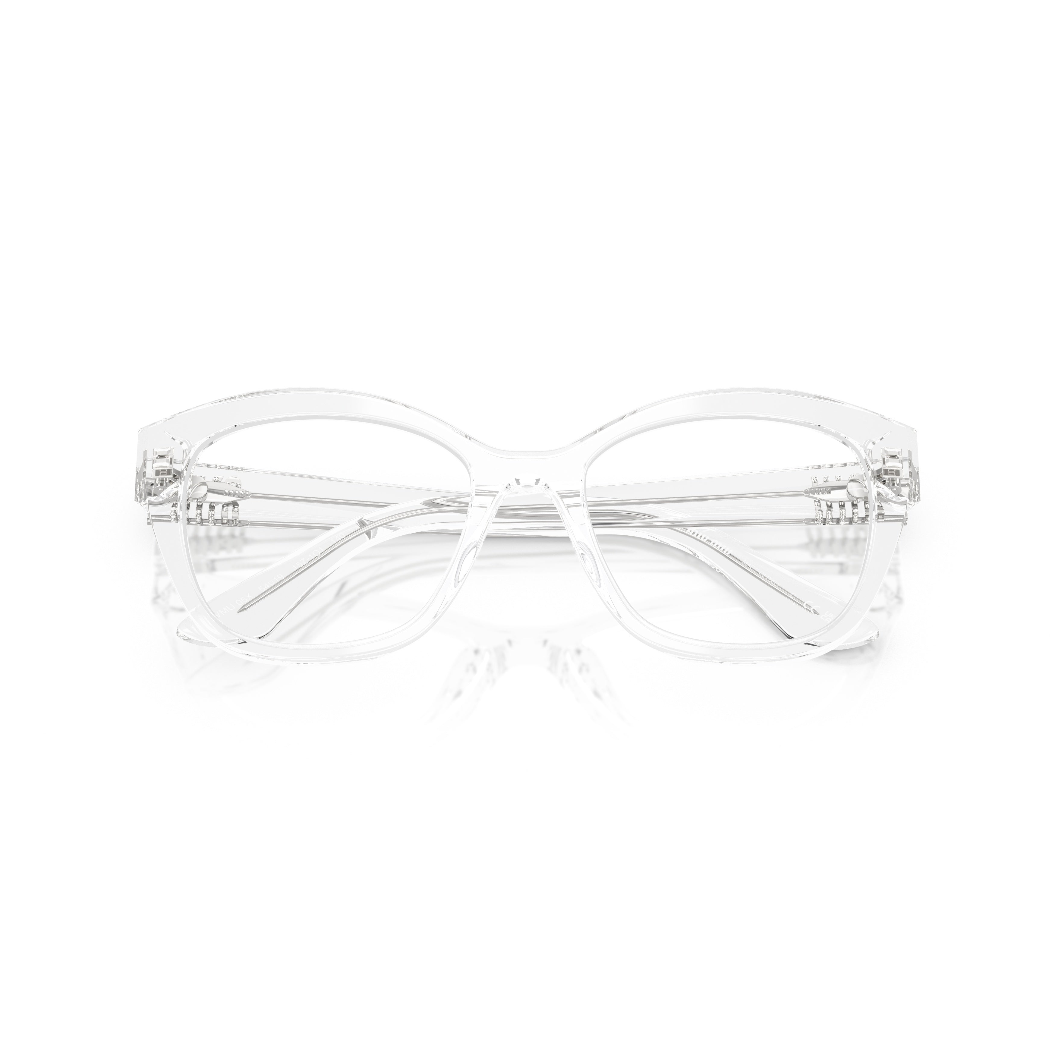 0mu 05xv Transparent Acetate Cat-Eye Eyeglasses