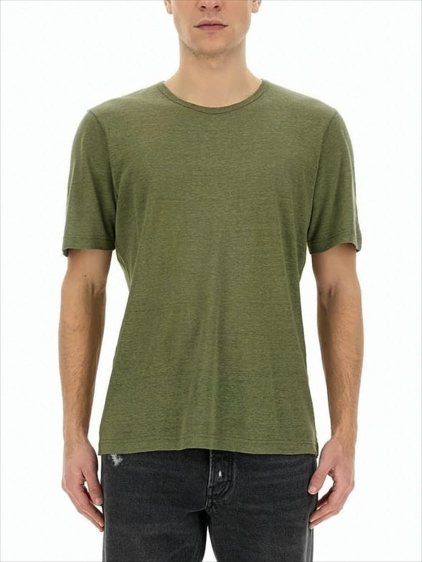 Short-Sleeved Linen T-Shirt