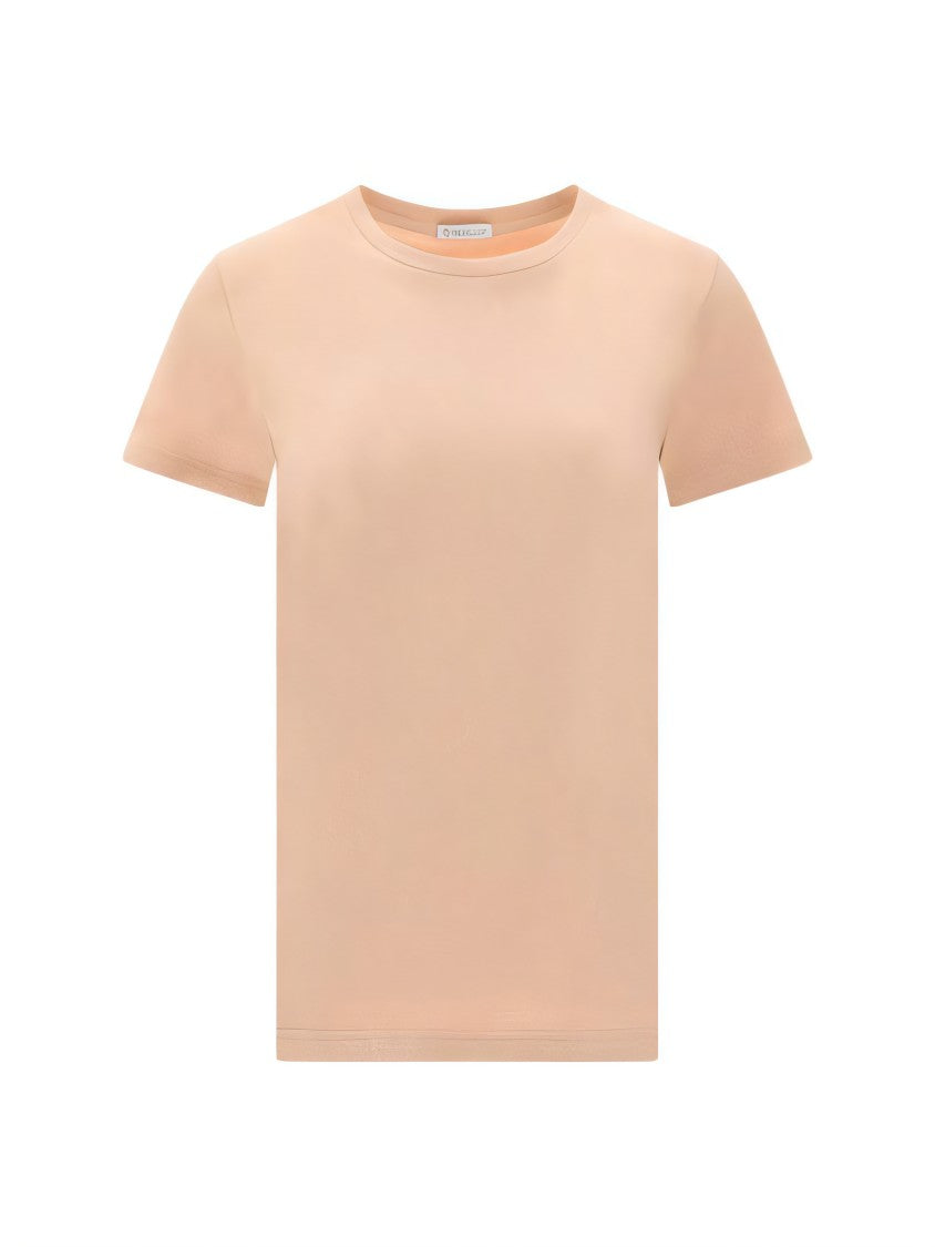 Short-Sleeved T-Shirt with Classic Crew Neckline