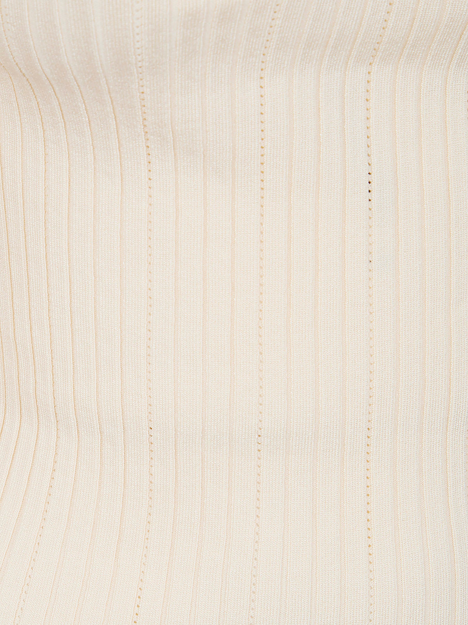 Openwork Ribbed Knit Top