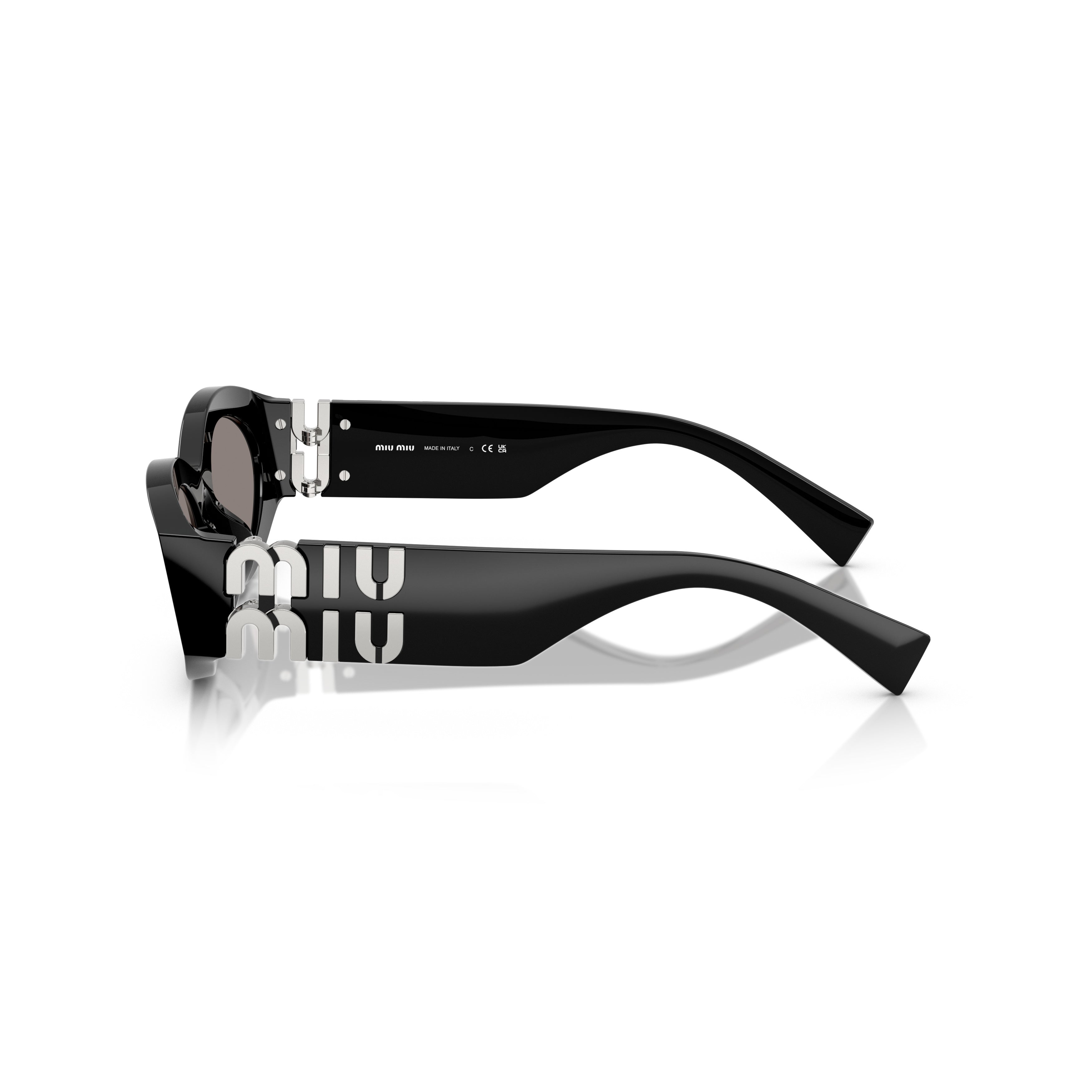 0mu 11ws Elongated Oval Frame Sunglasses