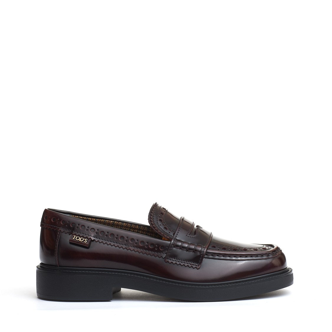 Burgundy Leather Moccasin