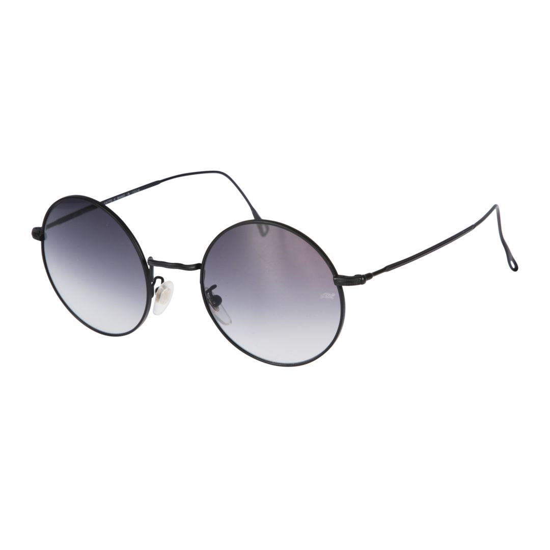Lucio Minimalist Round Frame Sunglasses with Gradient Lenses