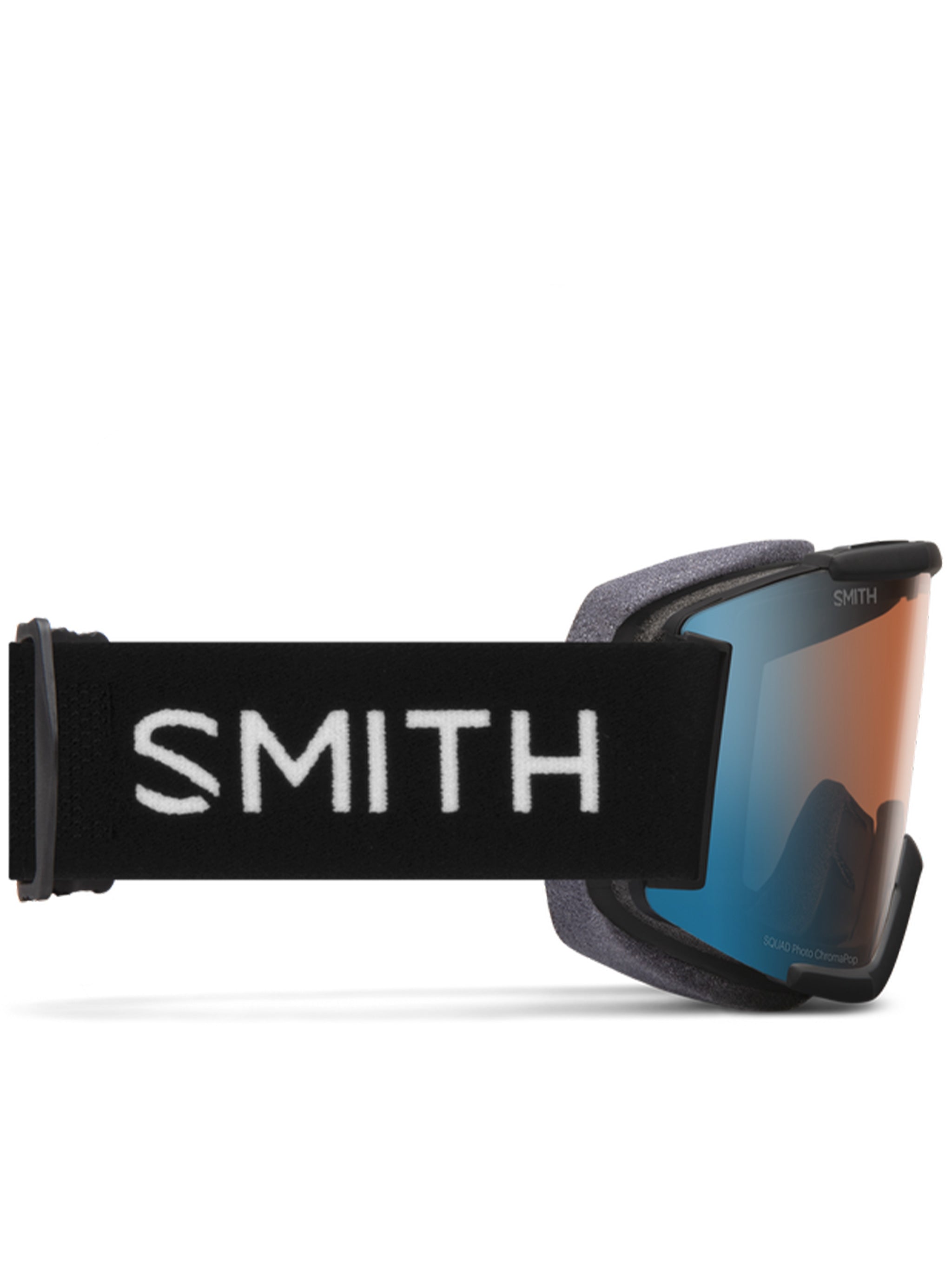Black Squad Wraparound Blue Ski Goggle