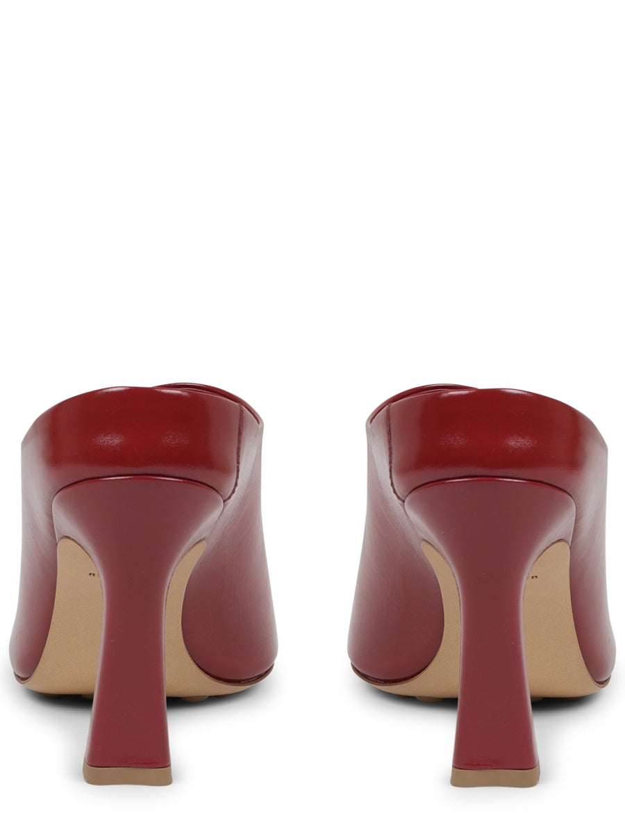 Sculpted Mule Shoe With Peep-Toe Design