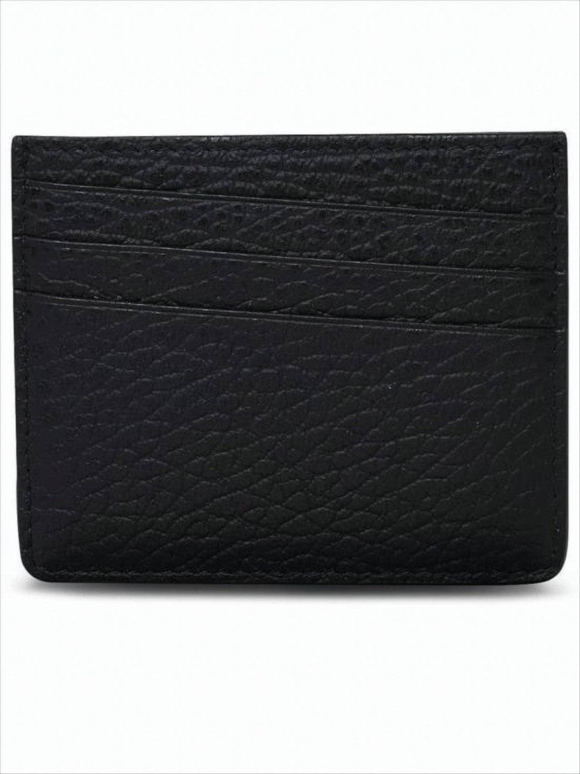 Textured Calf Leather Card Wallet