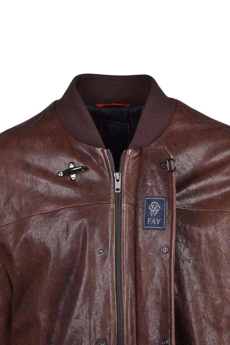 Leather Jacket - Brown