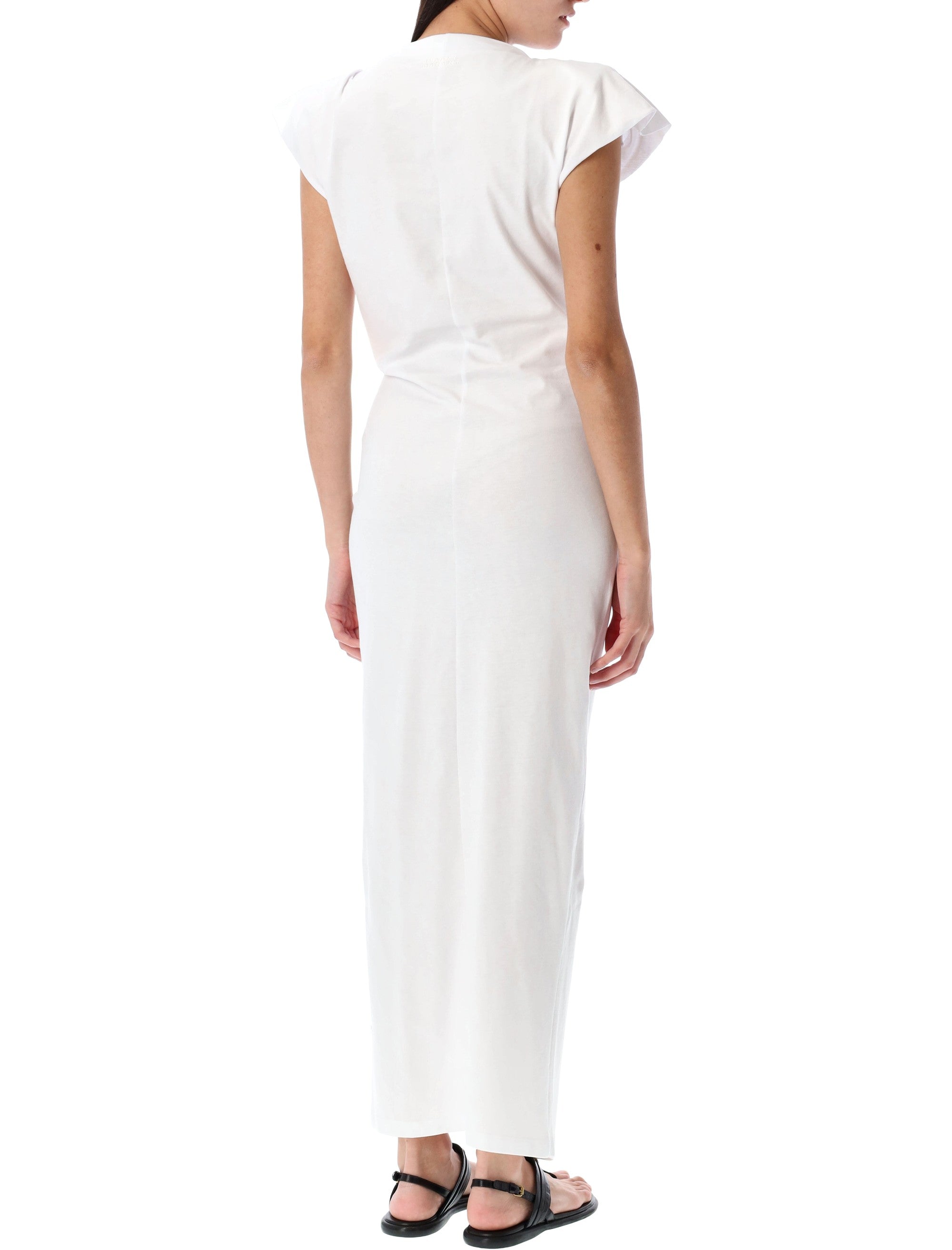Isabel Marant Nadela Cotton Draped Maxi Dress