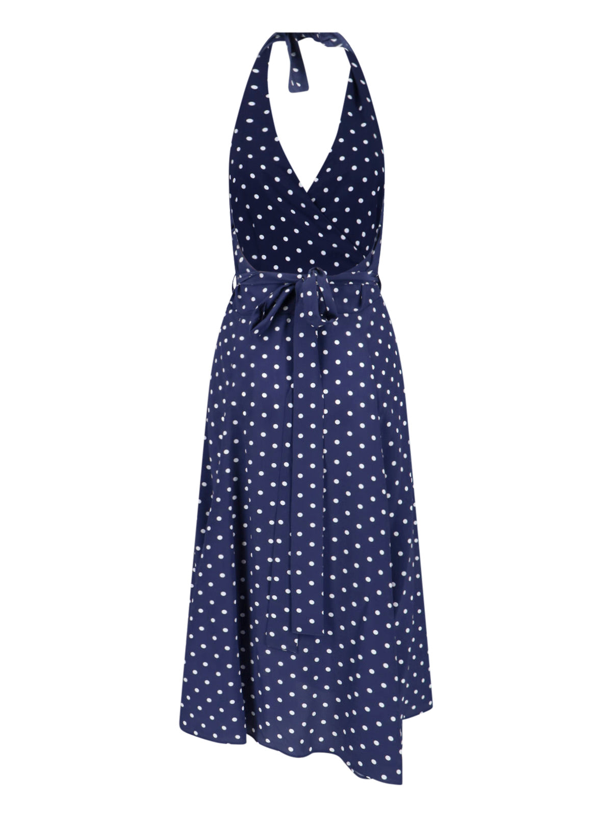 Maxi Polka Dot Dress – Blue