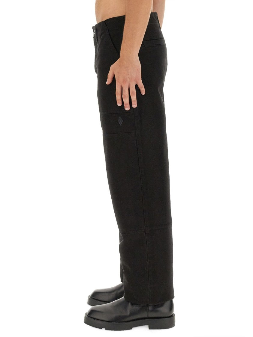 Relaxed Fit Black Denim Pants