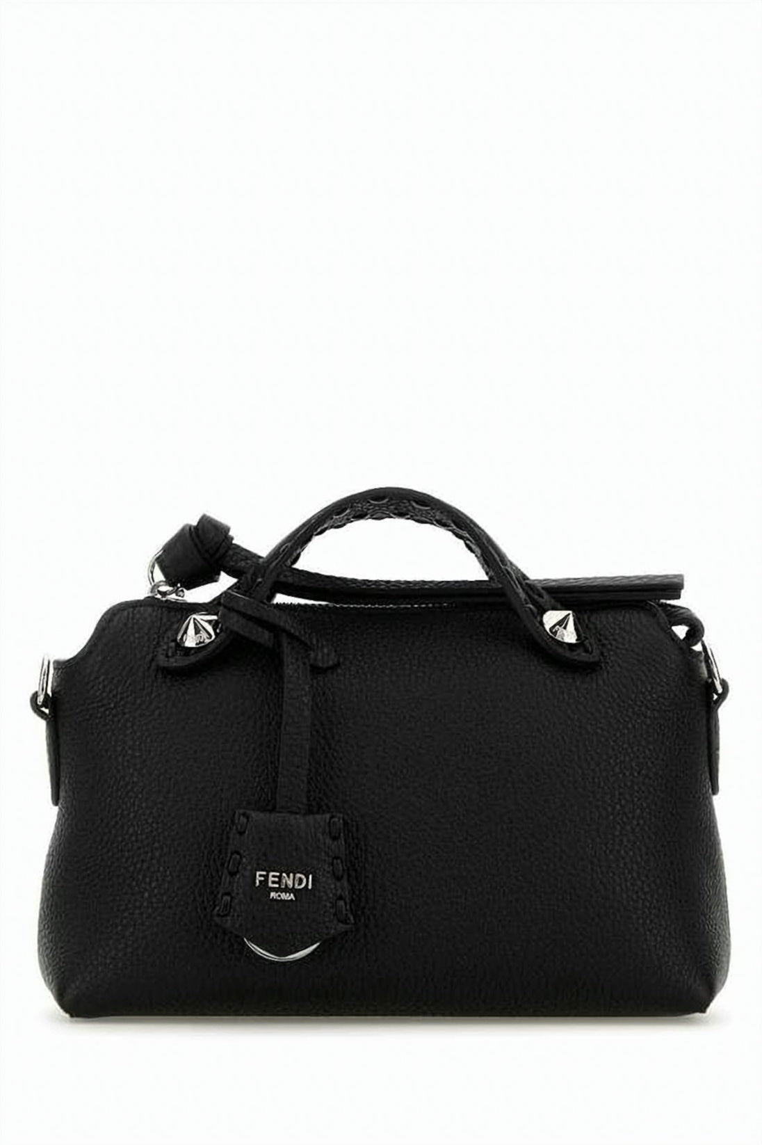 Structured Textured Calf Leather Mini Shoulder Bag