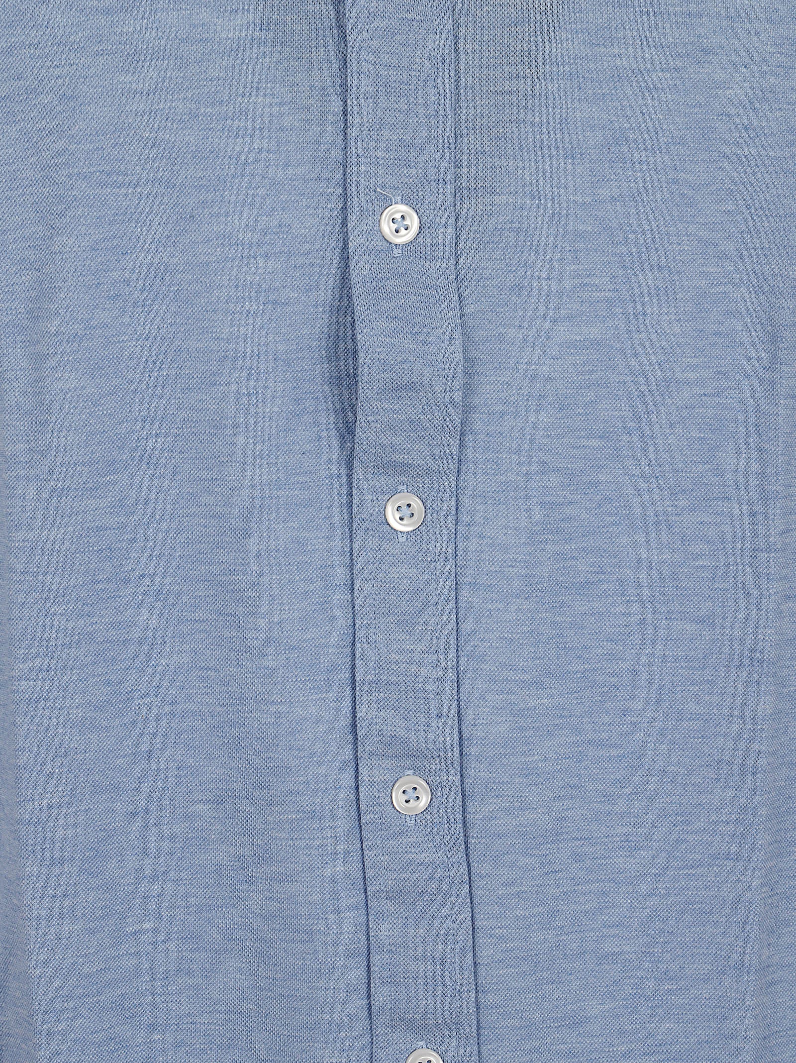 Oversized Blue Cotton Shirt