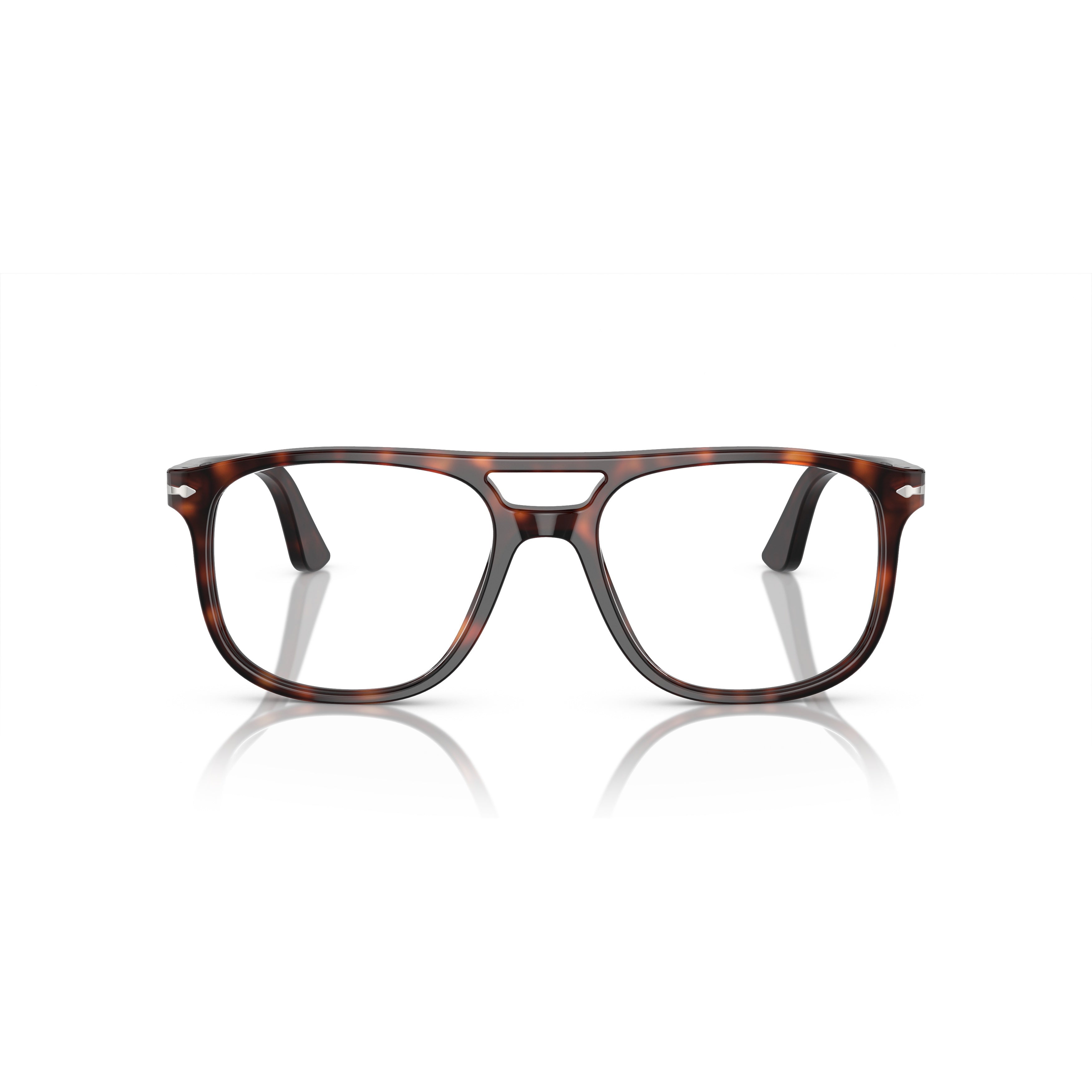 0po3329v Rectangular Acetate Eyeglasses with Keyhole Bridge