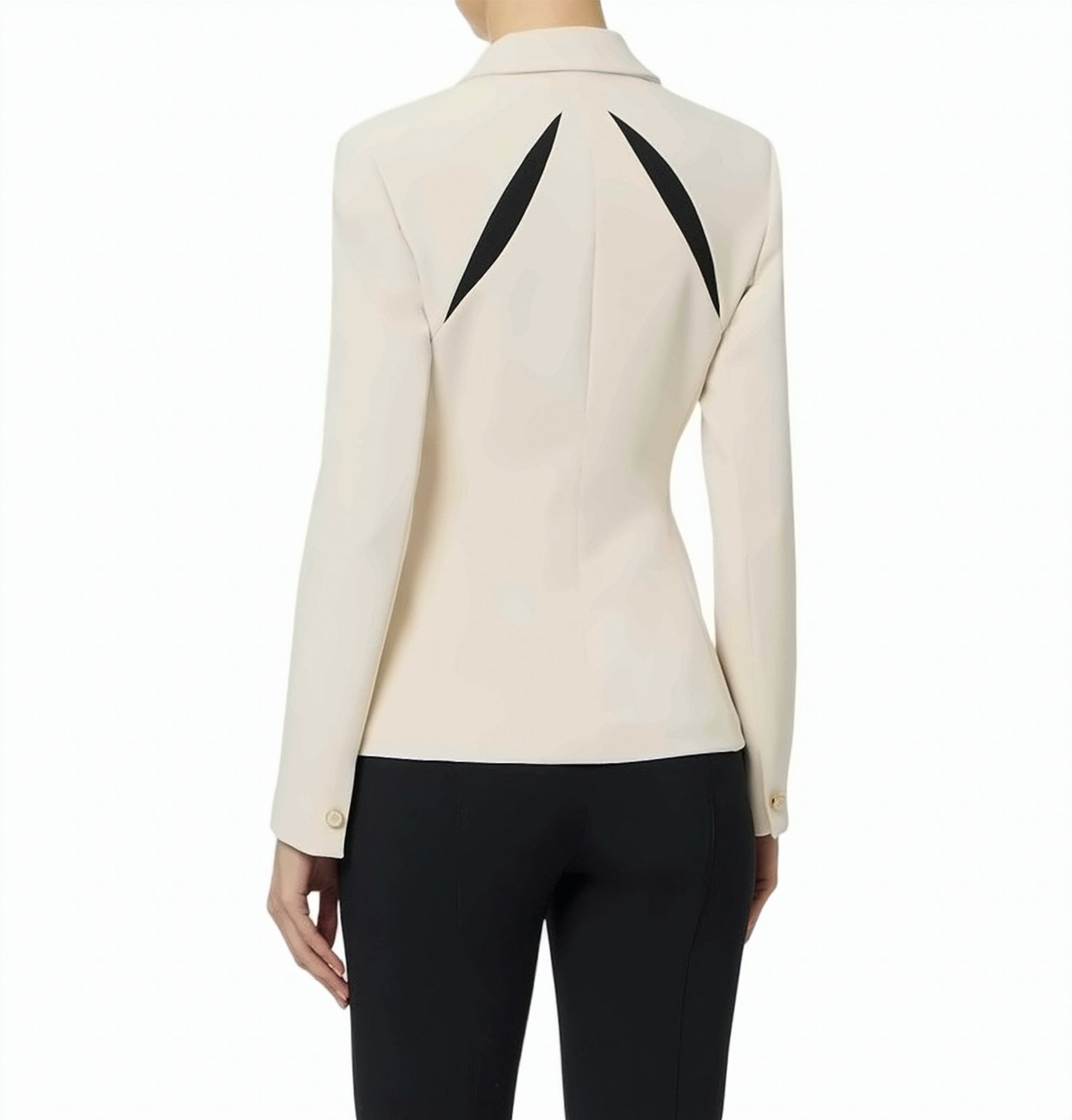Lightweight Crepe Cut Out Jacket