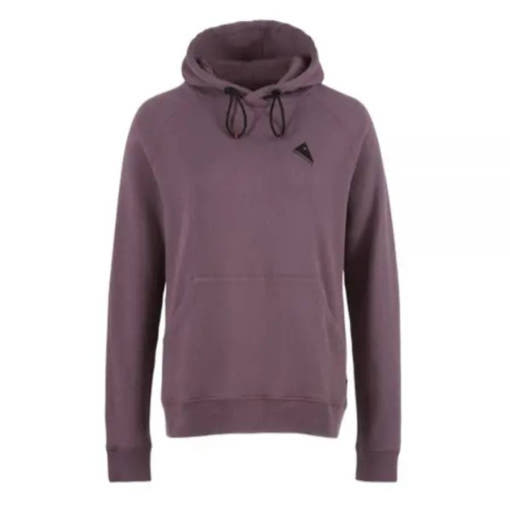 Relaxed Fit Cotton Hoodie With Drawstring And Logo Patch