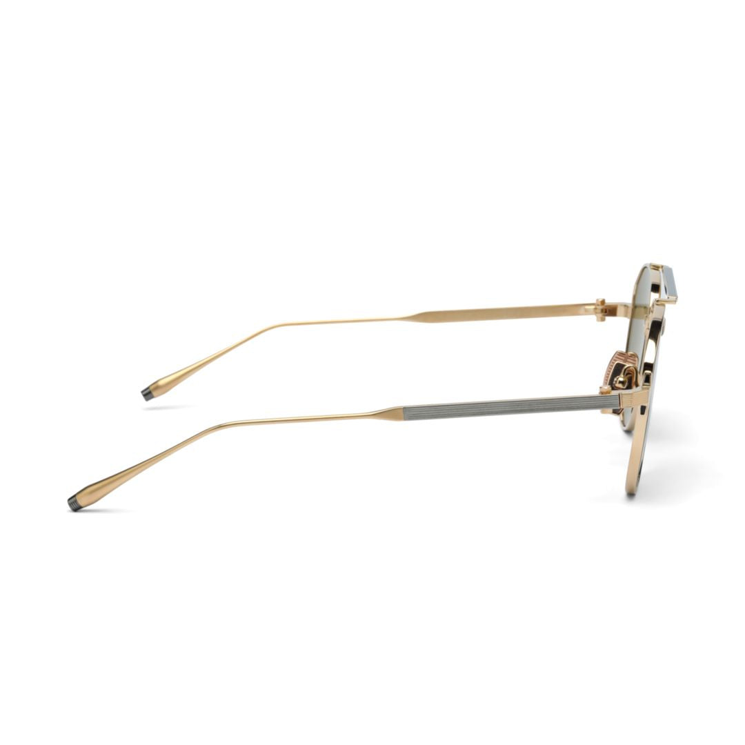 Helios Aviator-Style Sunglasses with Gradient Metal Frame